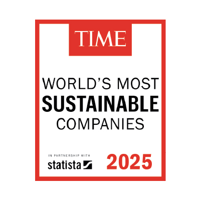 Time World's Most Sustainable Companies 2025 logo